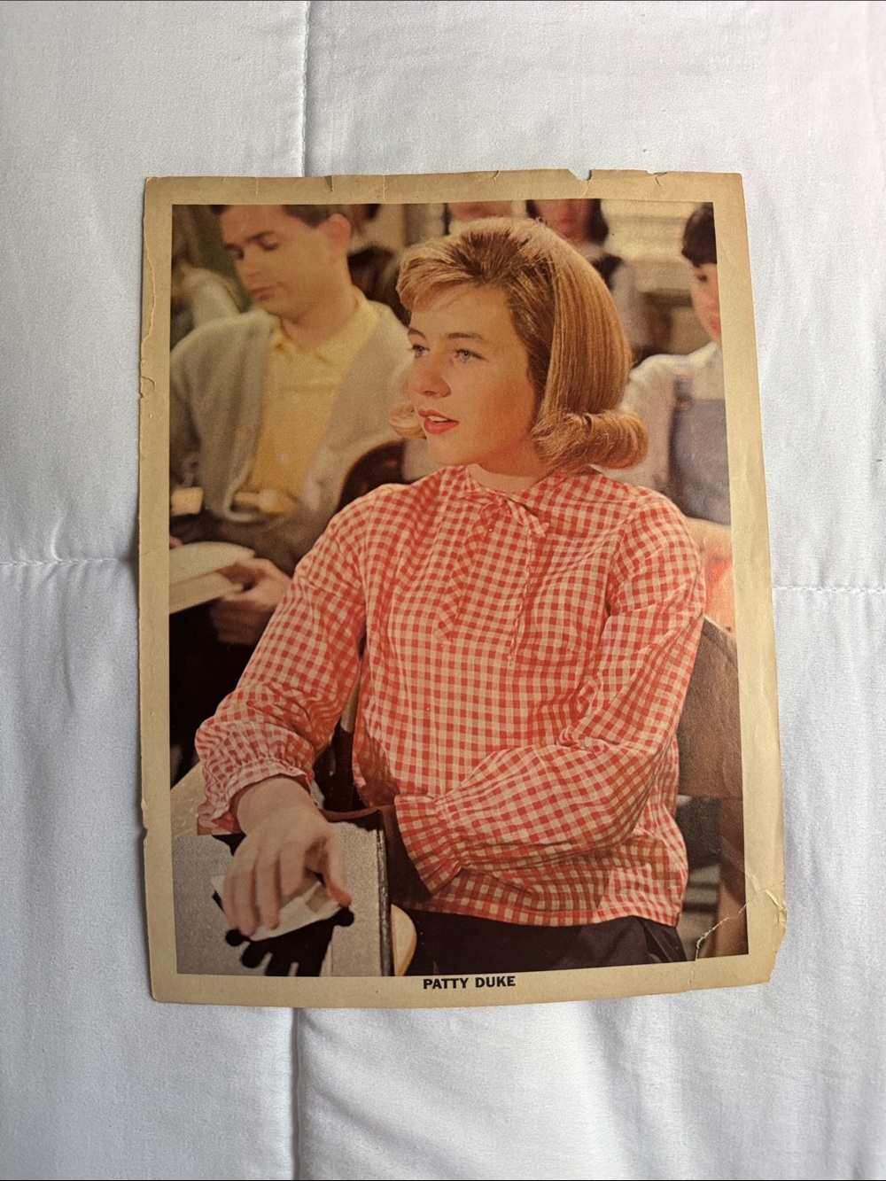 Vintage 60s Magazine Pin Up Poster - The Beatles Poster - Neutral Tones in color - Picture 2 of 2